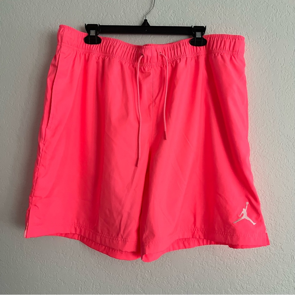 Men's size 2XL Jordan swim trunks shorts xxl coral pink orange g